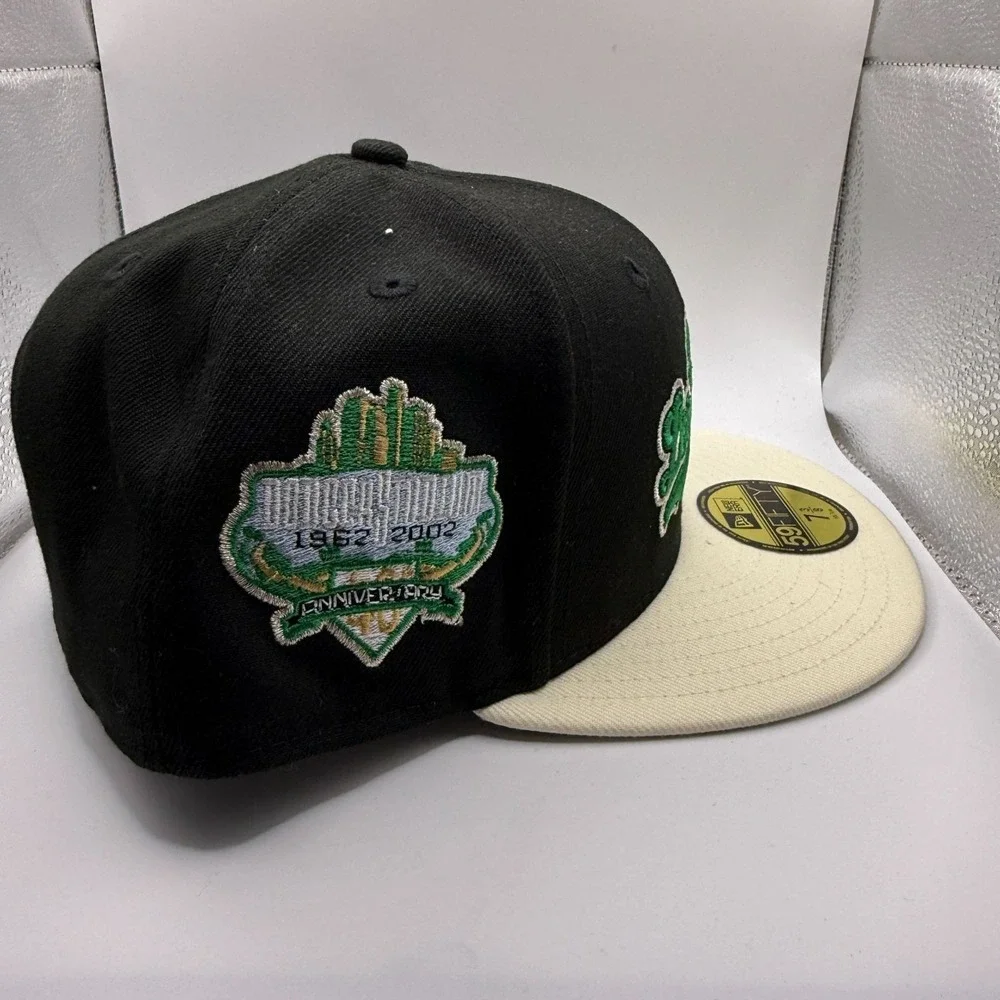 New Era 59Fifty‎ Los Angeles Dodgers Anniversary Cap Black Green Cream 7 3/8